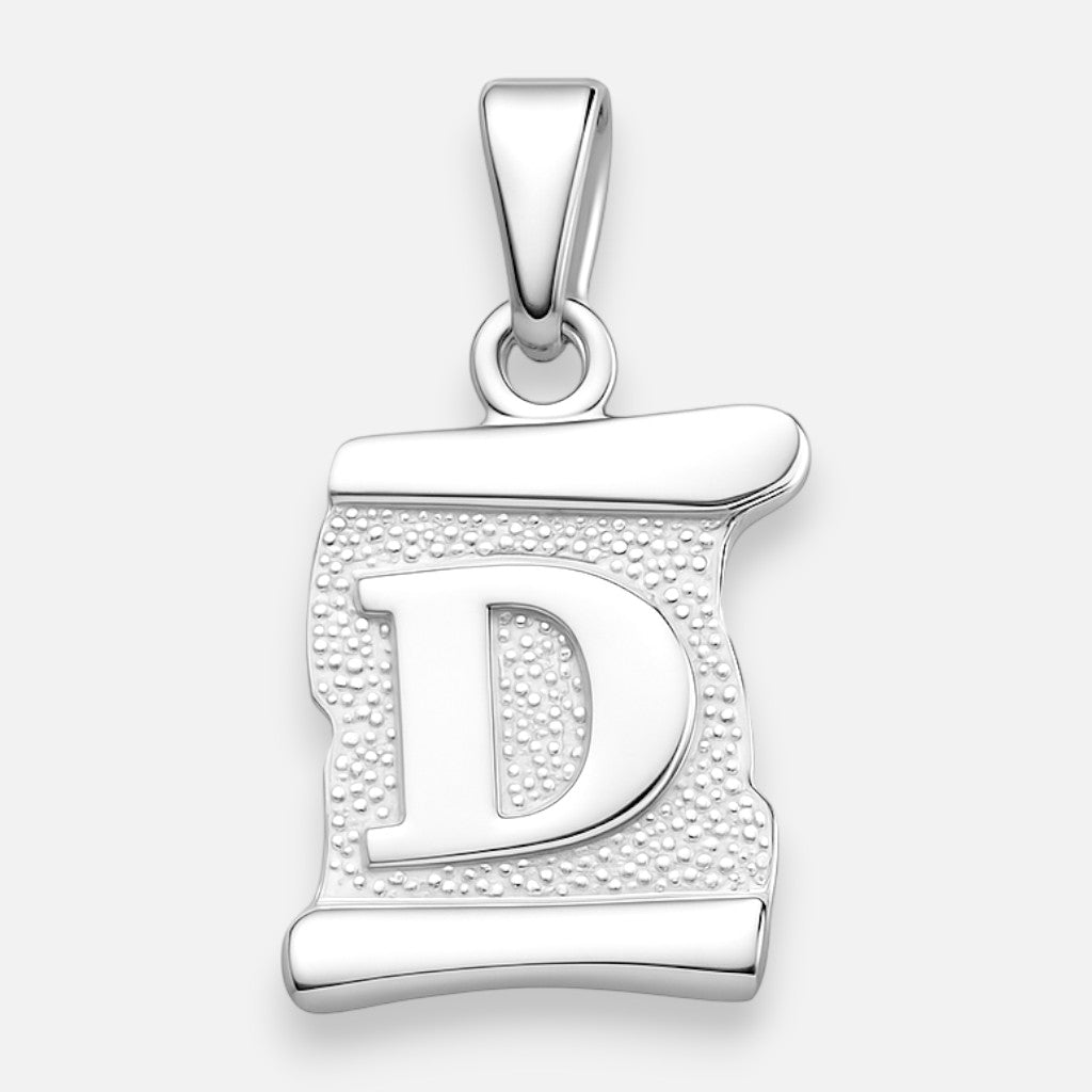 Colgante Pergamino Letra D