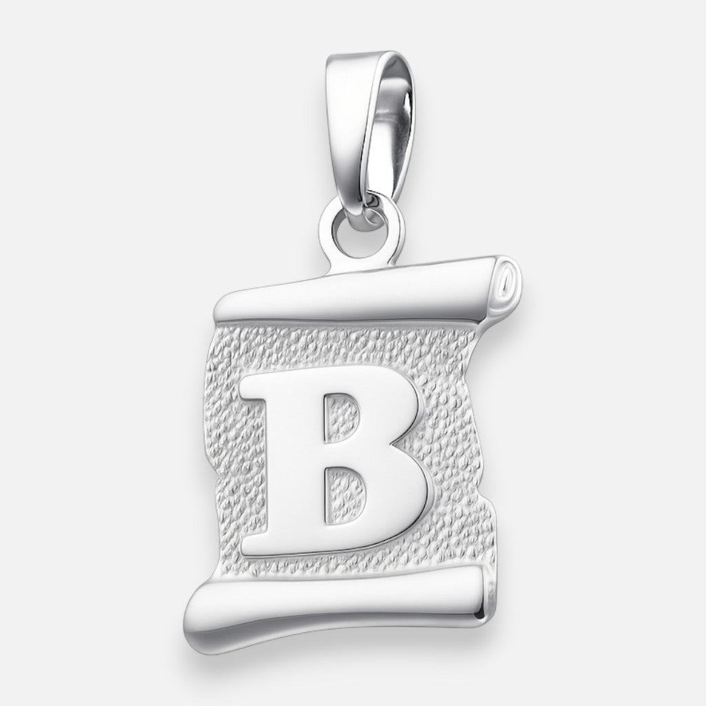 Colgante Pergamino Letra B