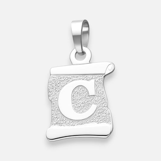Colgante Pergamino Letra C