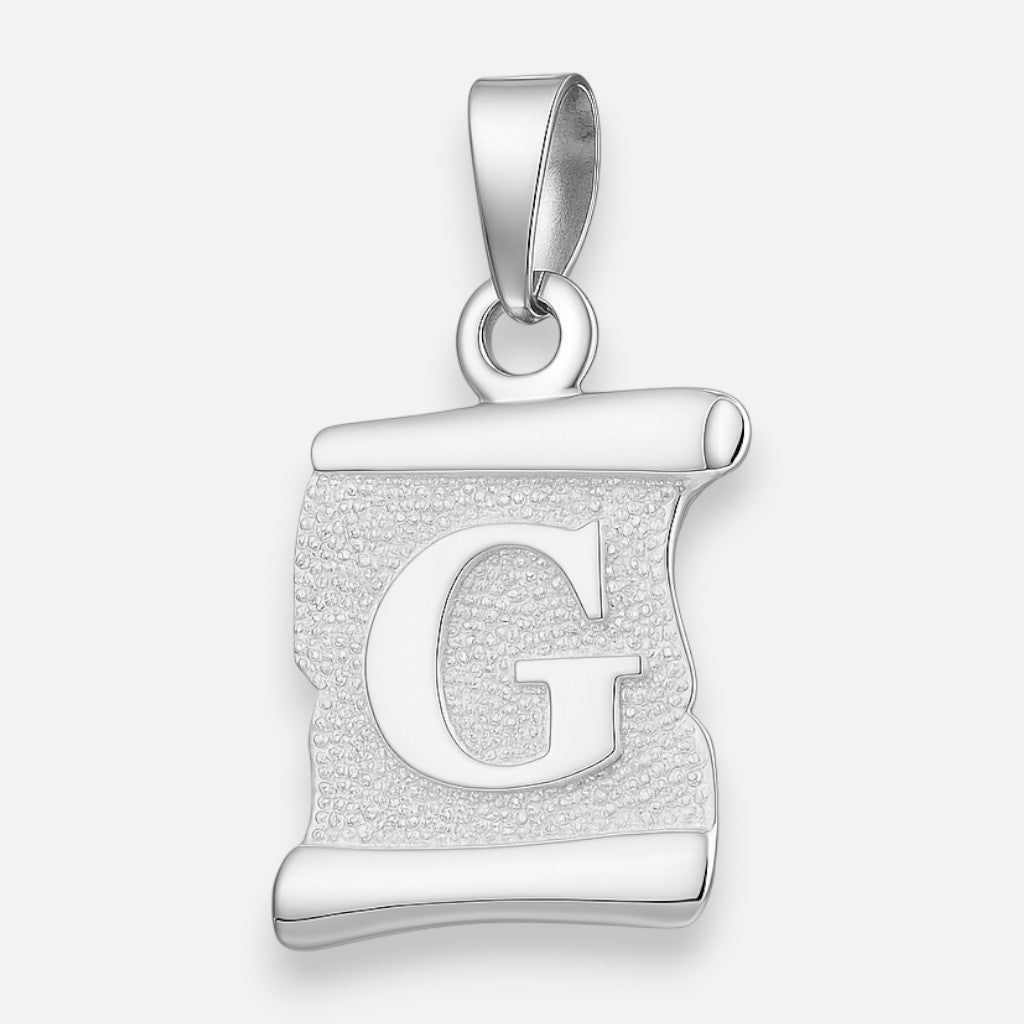 Colgante Pergamino Letra G