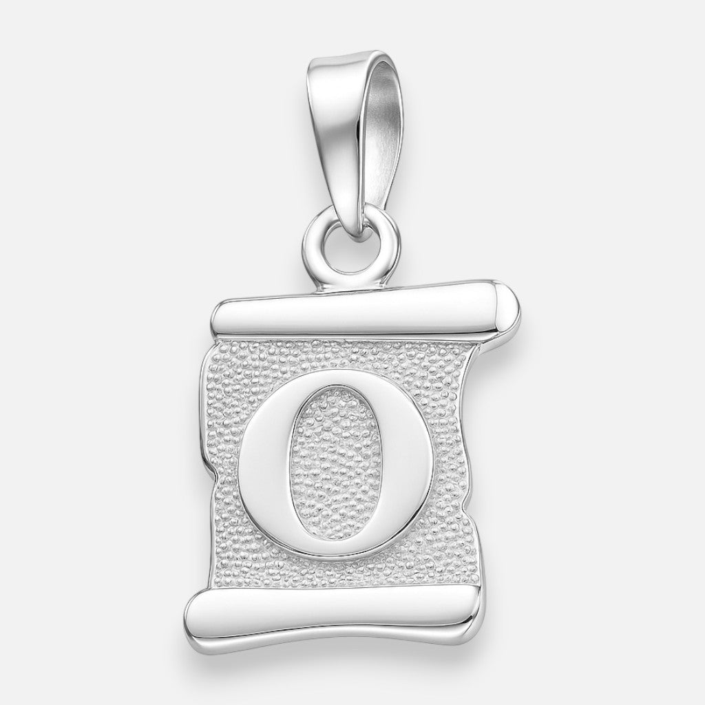 Colgante Pergamino Letra O