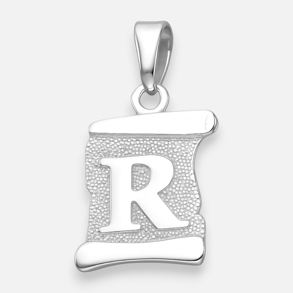 Colgante Pergamino Letra R