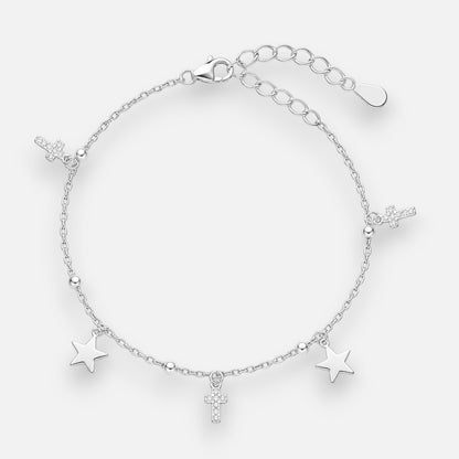 Pulsera Tradicional Estrellas Cruz Circones