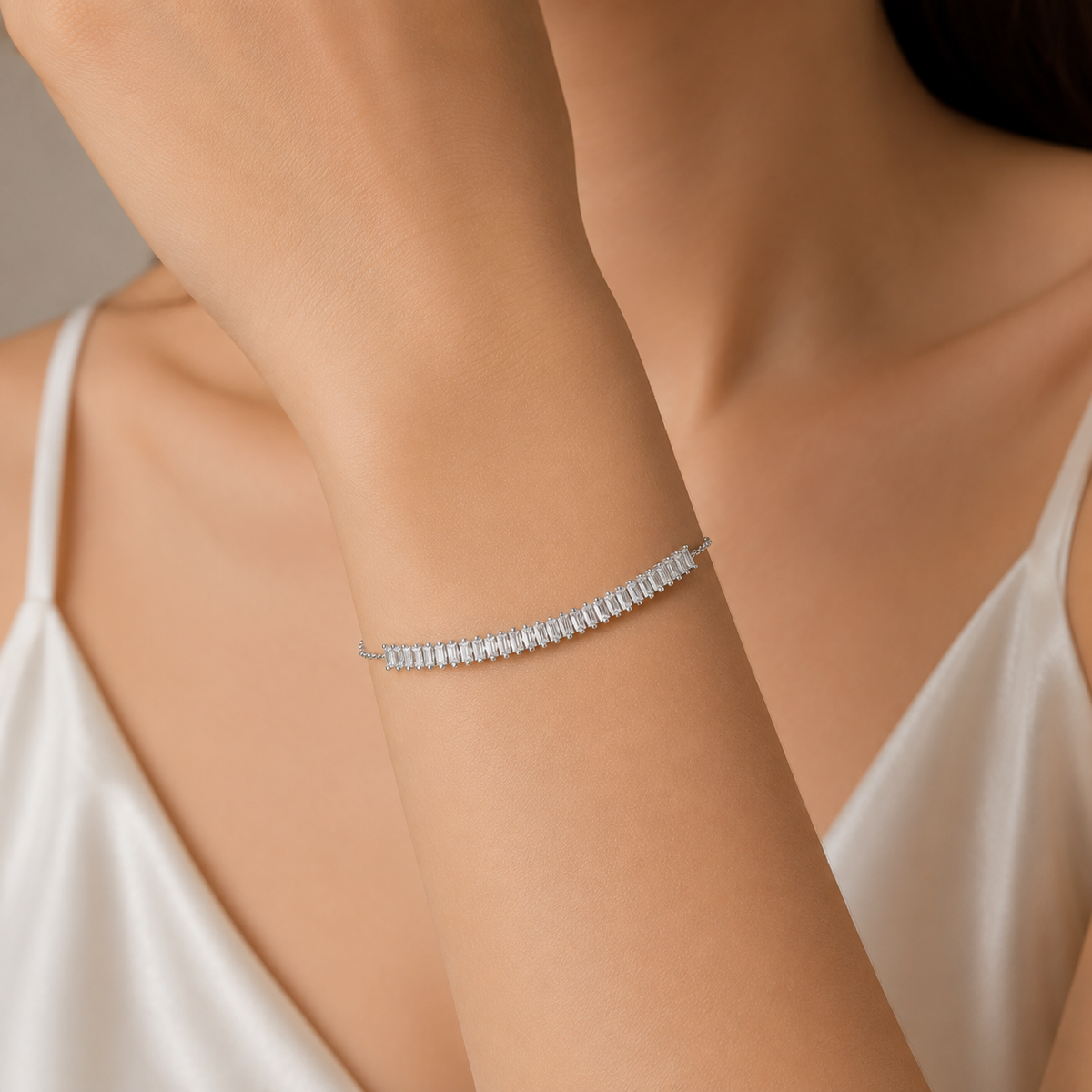 Pulsera Brazalete Circones Baguette