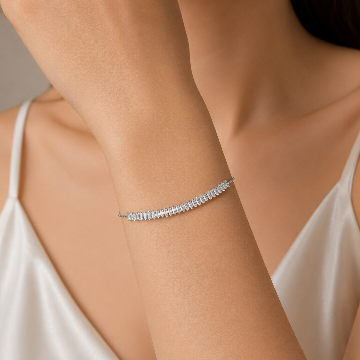 Pulsera Brazalete Circones Baguette
