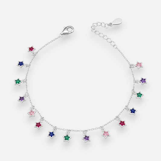 Pulsera Estrellas Circones Multicolor
