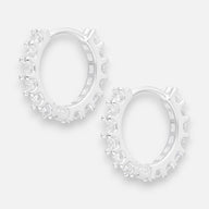 Argolla Huggie Circones Sin Fin 14 mm