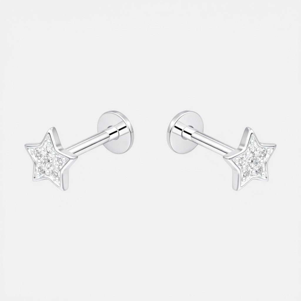 Piercing Flat Estrella Circones 6 mm