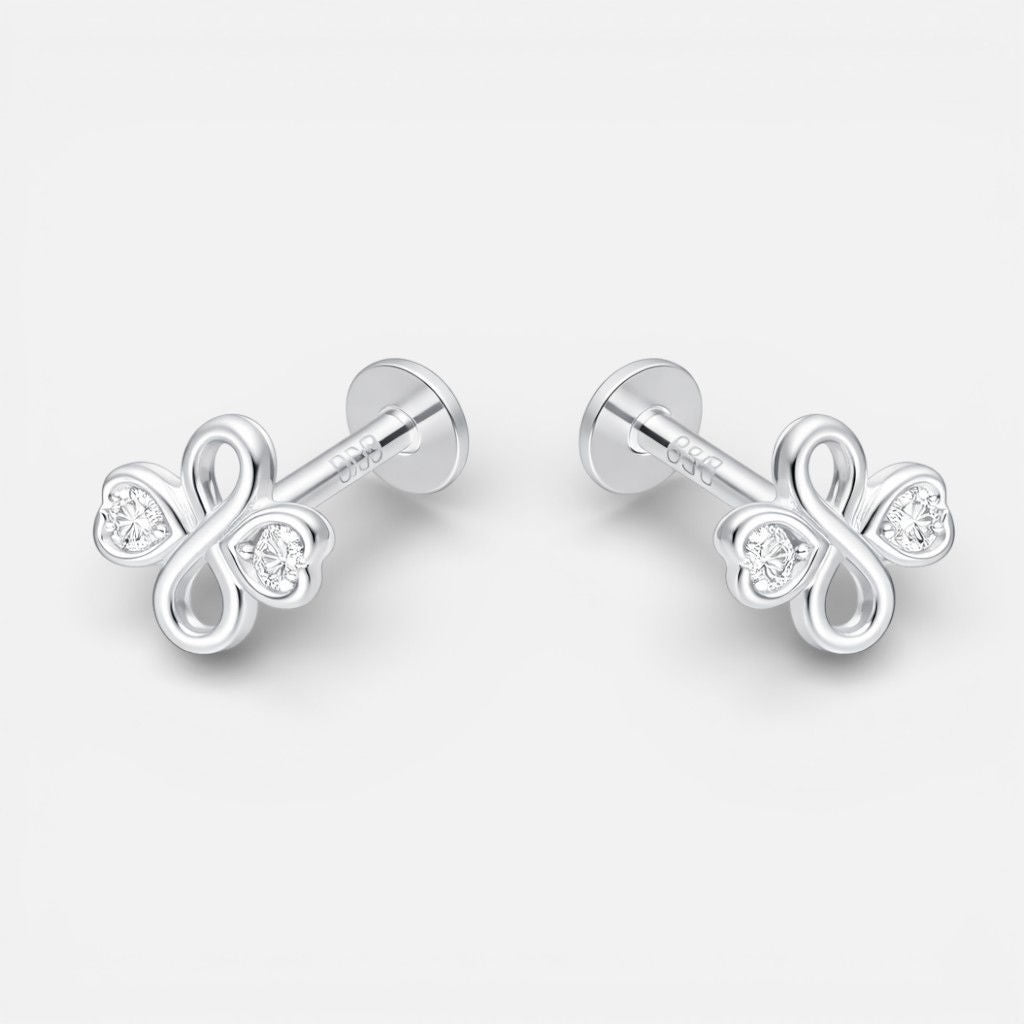 Piercing Flat Infinito Corazones Circones