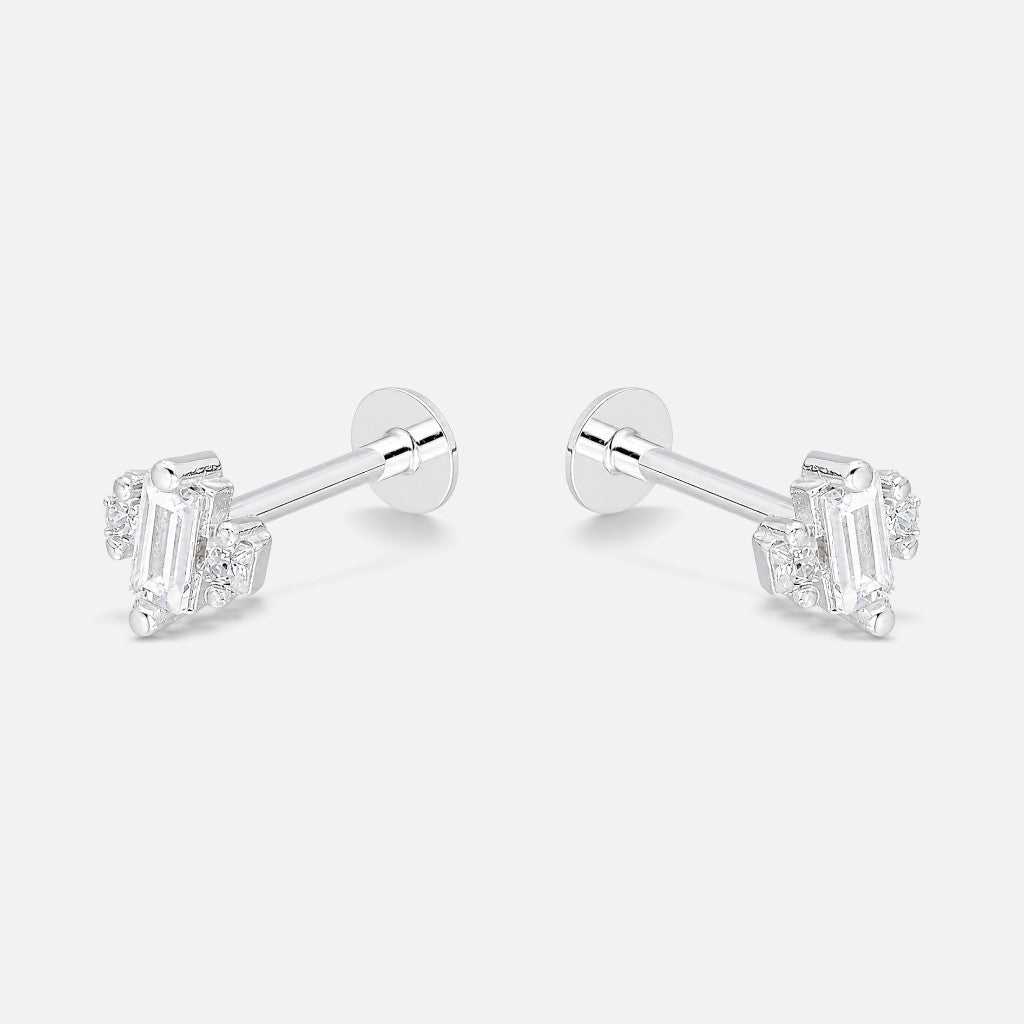 Piercing Flat Circones Baguette 5 mm