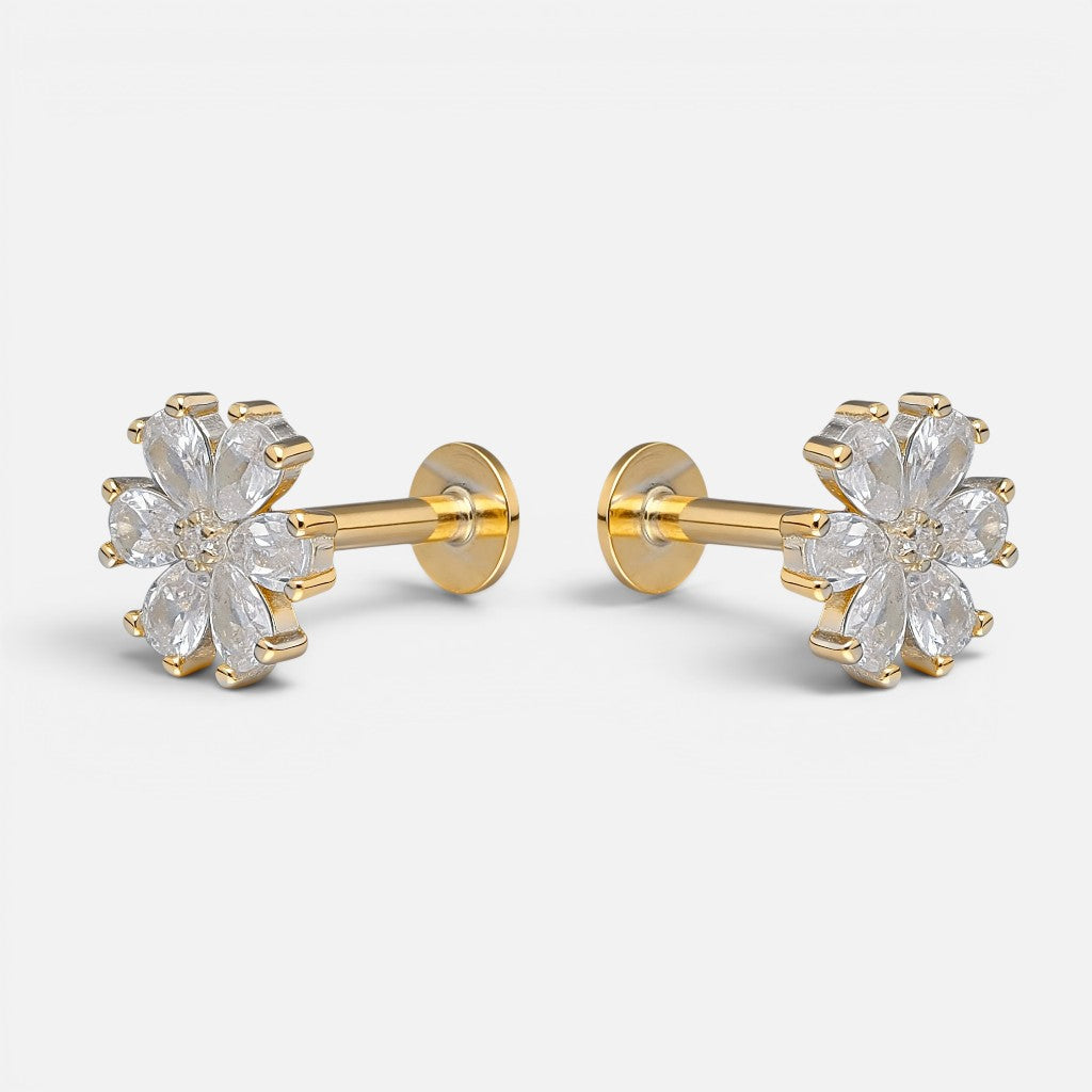 Piercing Flat Flor Circones