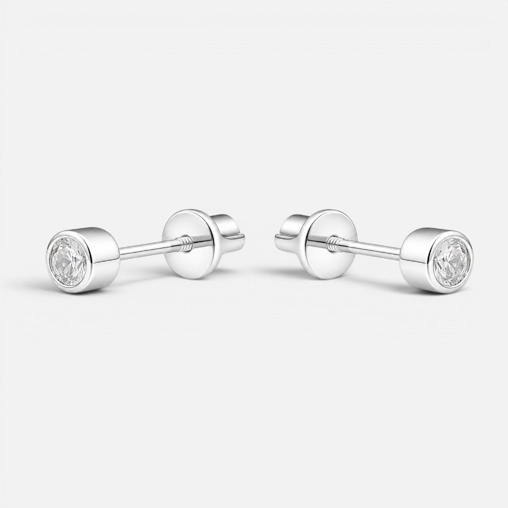 Aro con Tope Circón 3 mm