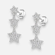 Aro Estrellas Circones Pavé