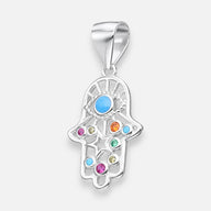 Colgante Mano de Fátima Circones Multicolor