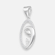 Colgante Virgen Maria Circones