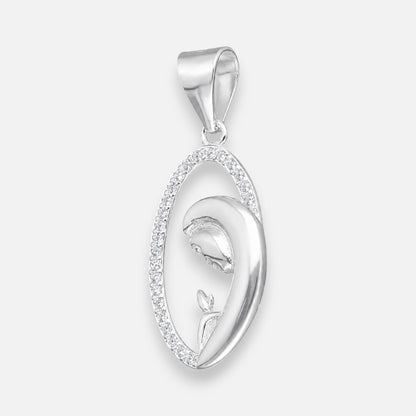 Colgante Virgen Maria Circones