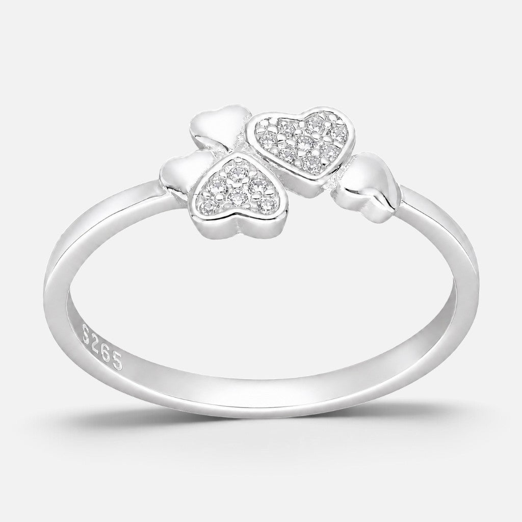 Anillo Corazones Circones