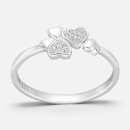 Anillo Corazones Circones