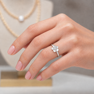Anillo Flor Circón