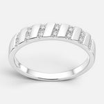 Anillo Cintillo Líneas Circones 20