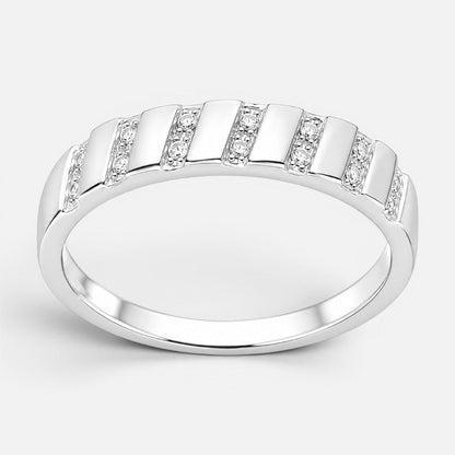 Anillo Cintillo Líneas Circones 20