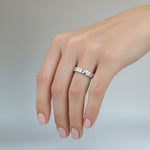 Anillo Cintillo Líneas Circones 20