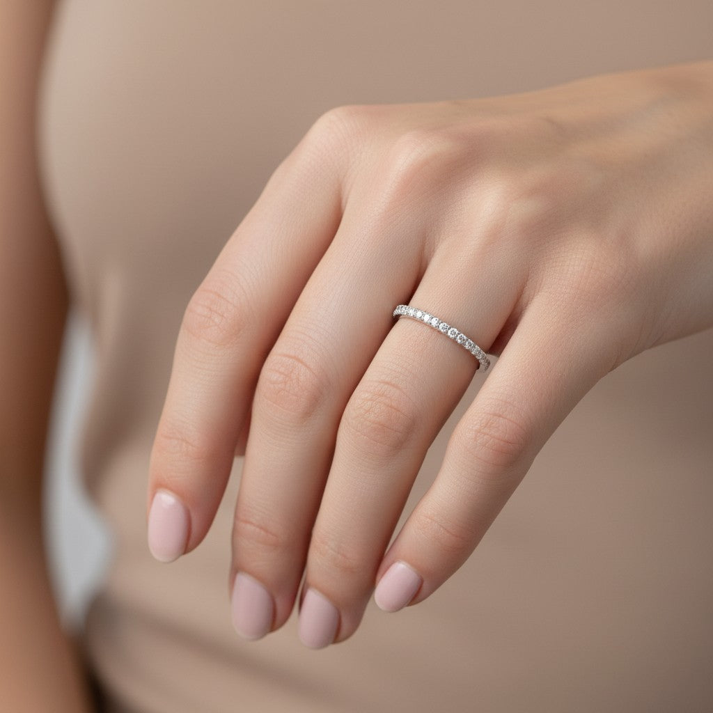 Anillo Cintillo Sin Fin Circones DR1744 19