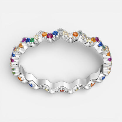 Anillo Zig Zag Circones Multicolor 13