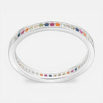 Anillo Cintillo Circones Sin Fin Multicolor 20