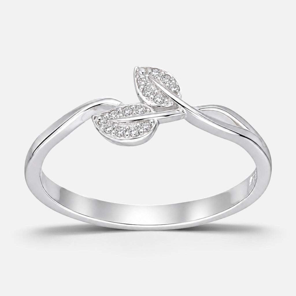 Anillos Hojas Entrelazadas Circones