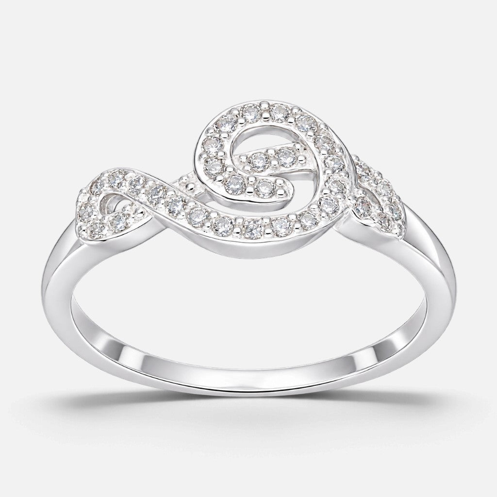 Anillo Nota Musical Circones Pavé