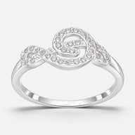 Anillo Nota Musical Circones Pavé