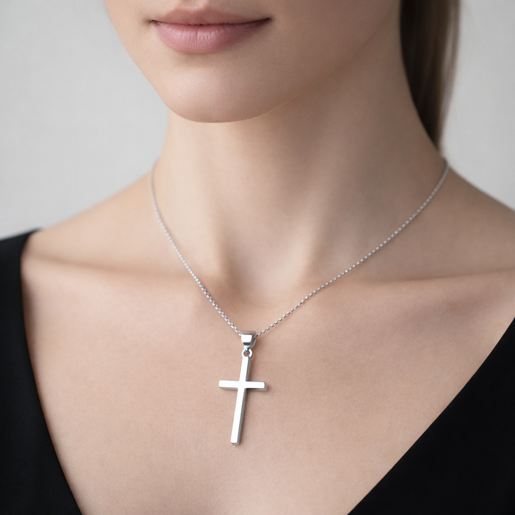 Colgante Cruz Lisa