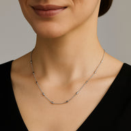 Collar Choker Ajustable Palitos y Esferas