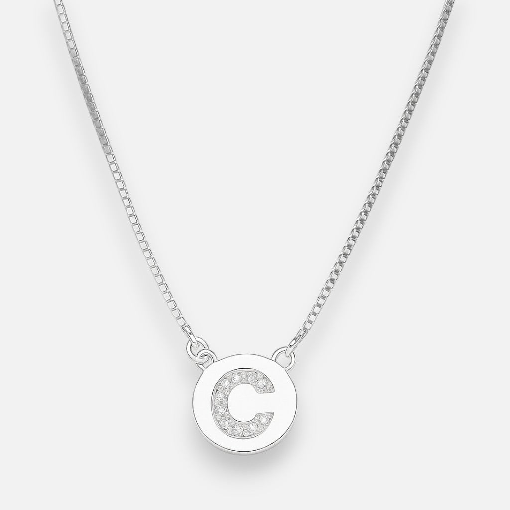Collar Círculo Letra C Circones