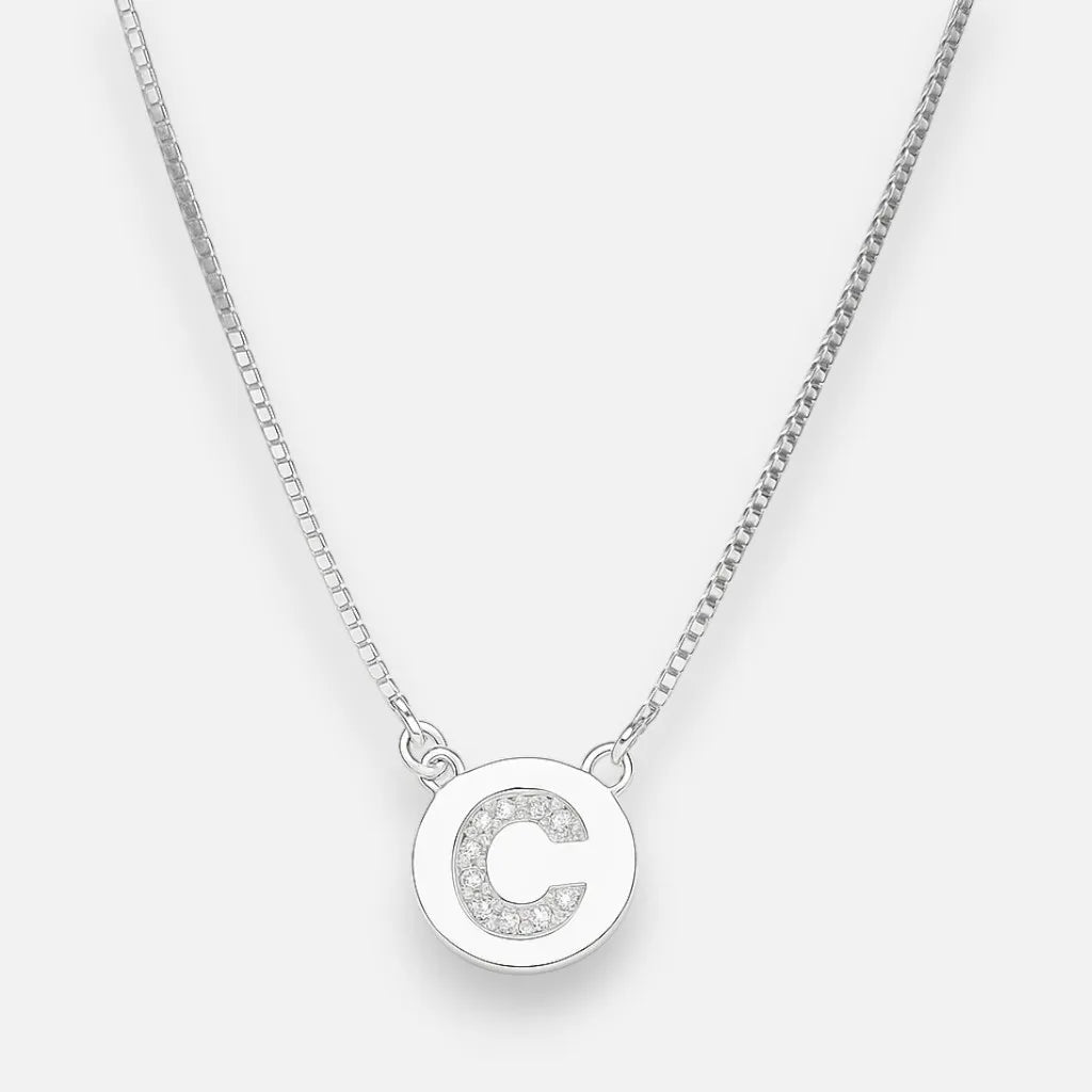 Collar Círculo Letra C Circones