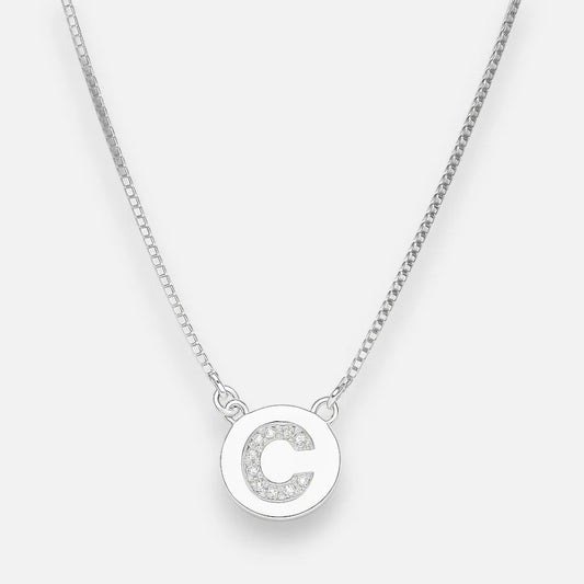 Collar Círculo Letra C Circones