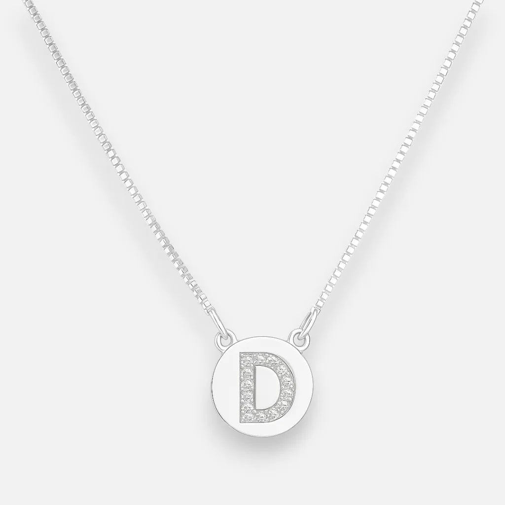 Collar Círculo Letra D Circones