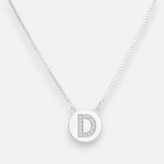 Collar Círculo Letra D Circones