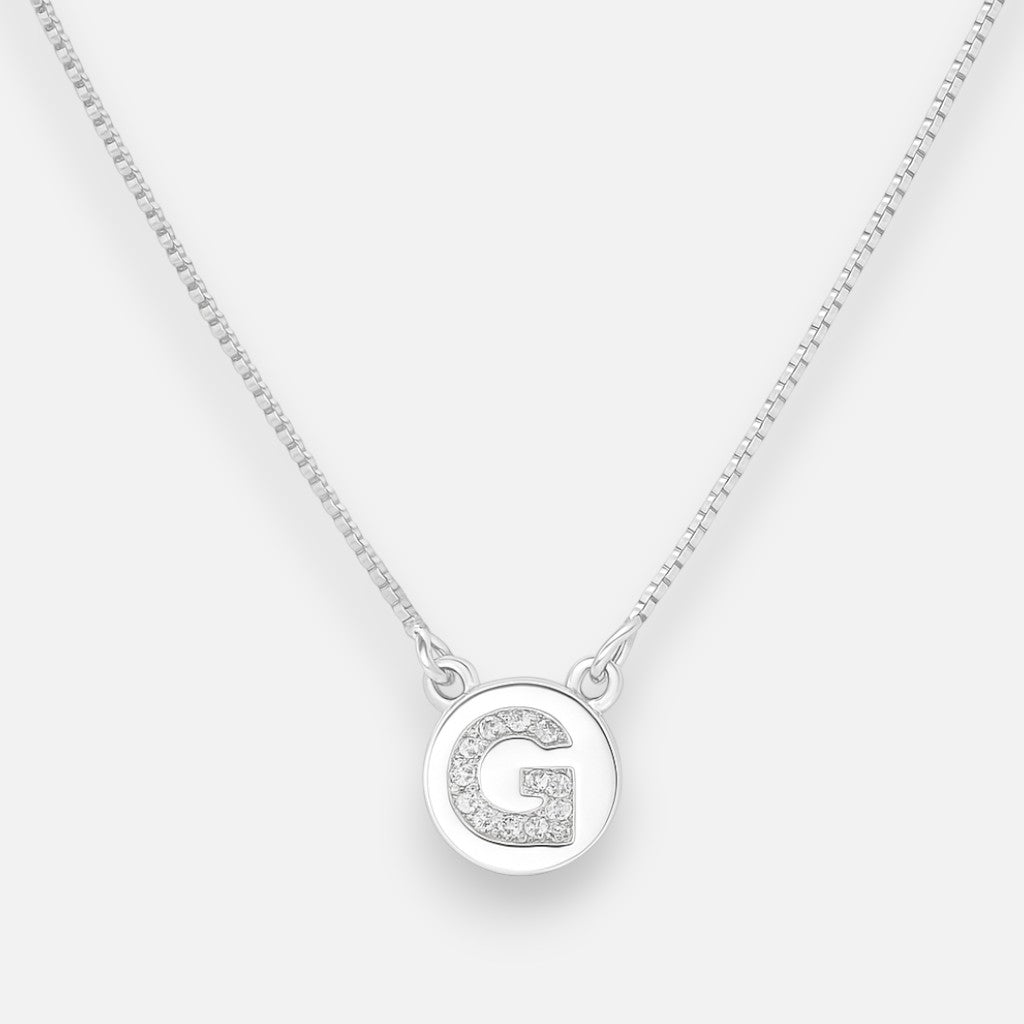 Collar Círculo Letra G Circones