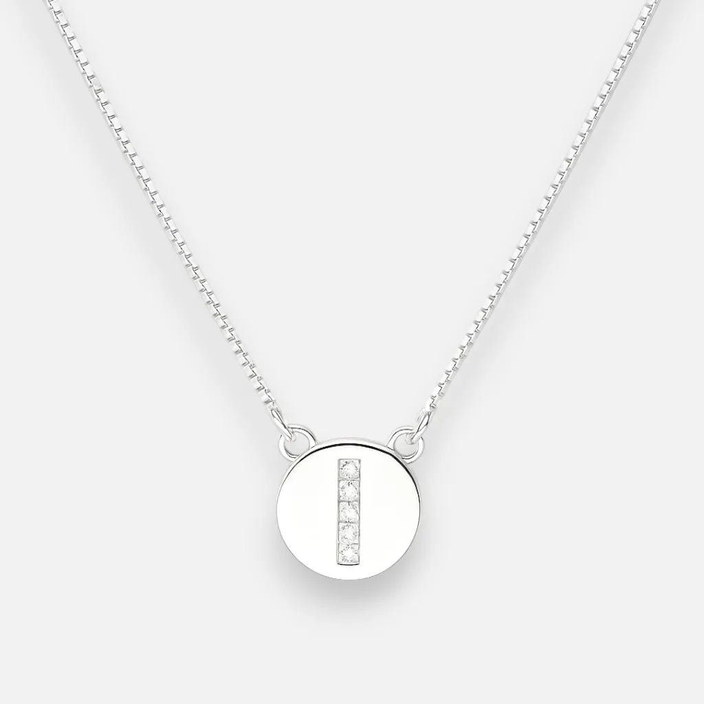Collar Círculo Letra I Circones