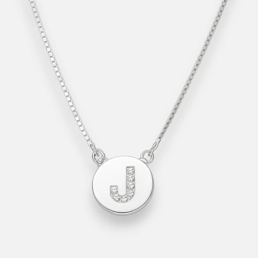 Collar Círculo Letra J Circones