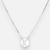Collar Círculo Letra K Circones
