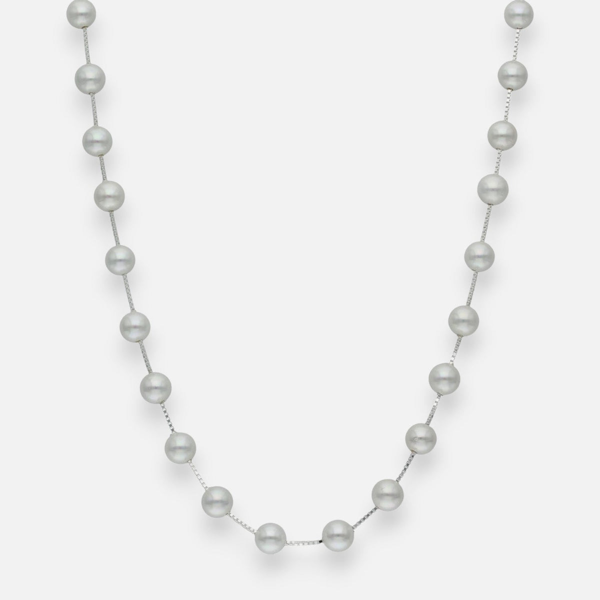 Collar Ajustable Cascada Perlas