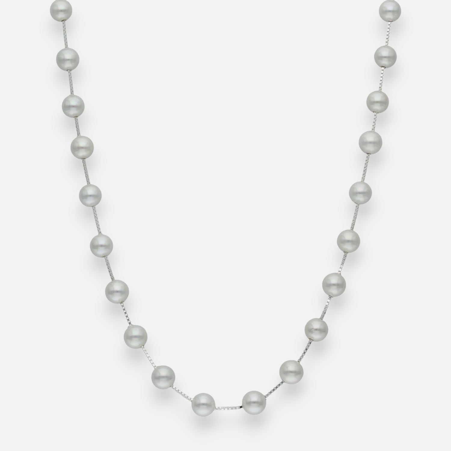 Collar Ajustable Cascada Perlas