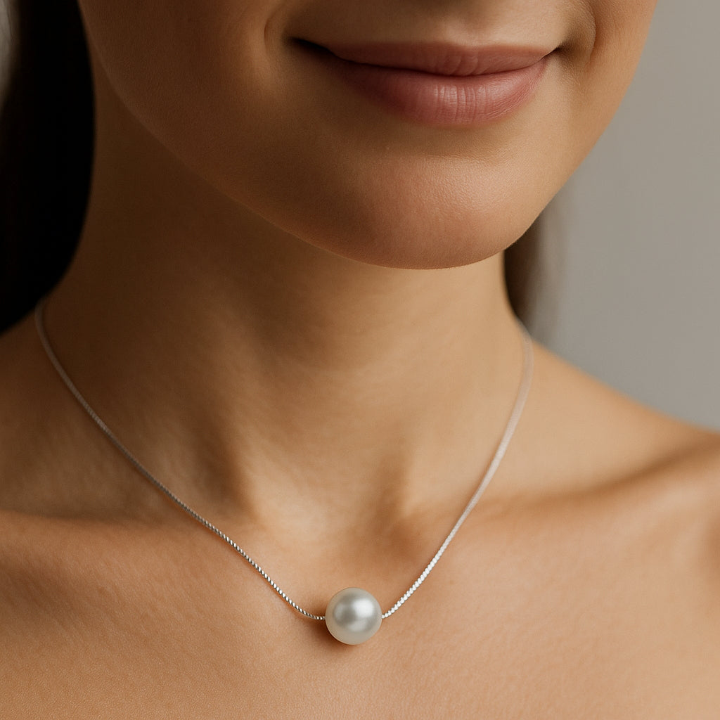 Collar Veneciano con Perla