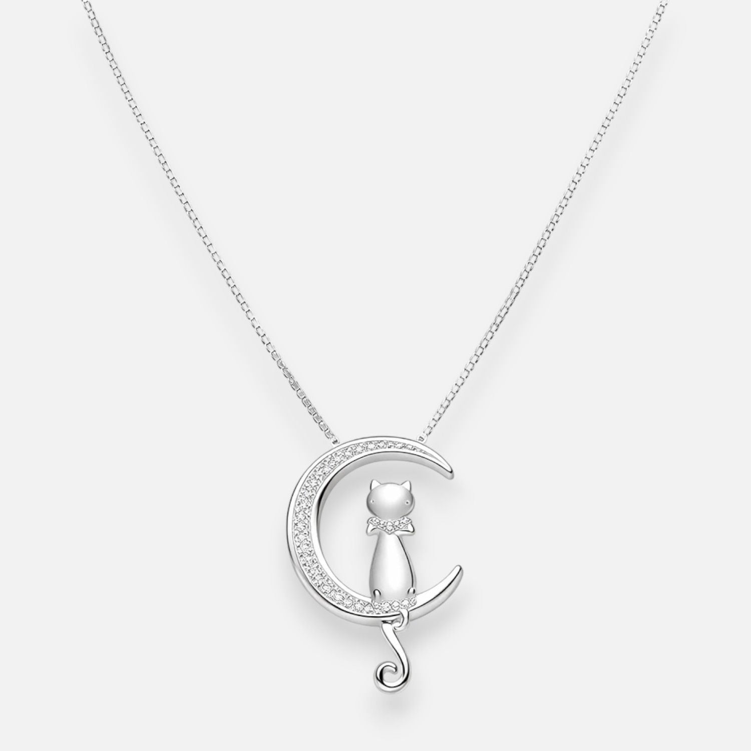 Collar Media Luna Gatito Circones