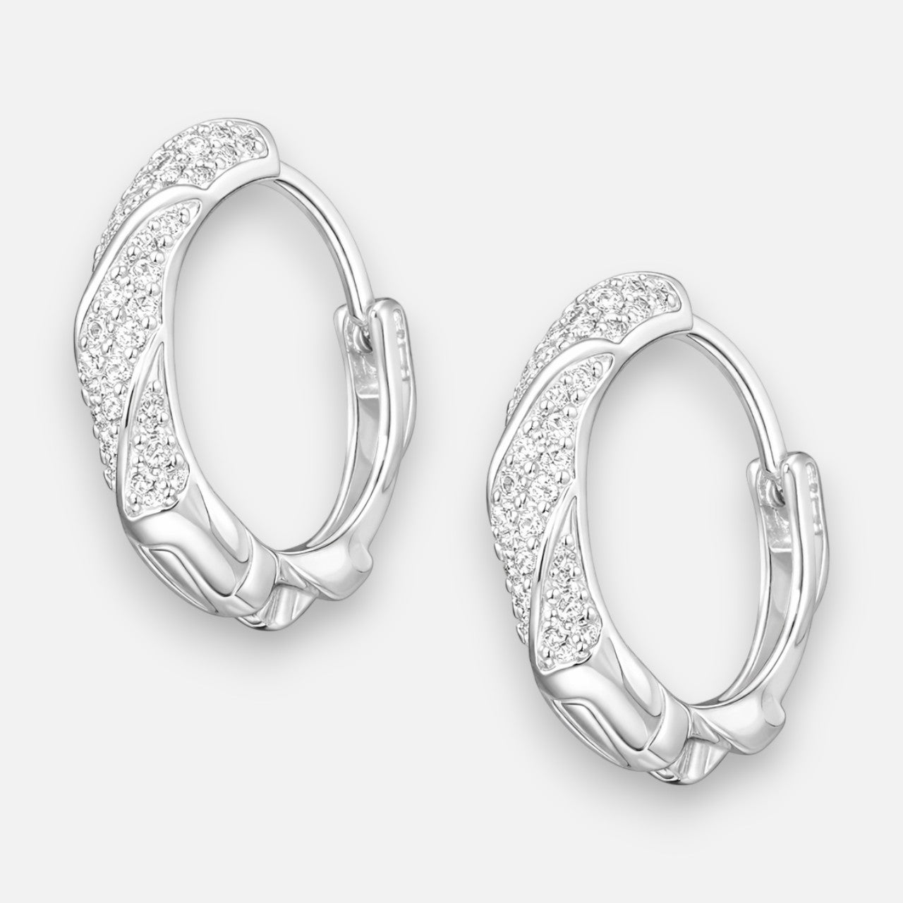 Argolla Huggie Entorchada Circones 14 mm