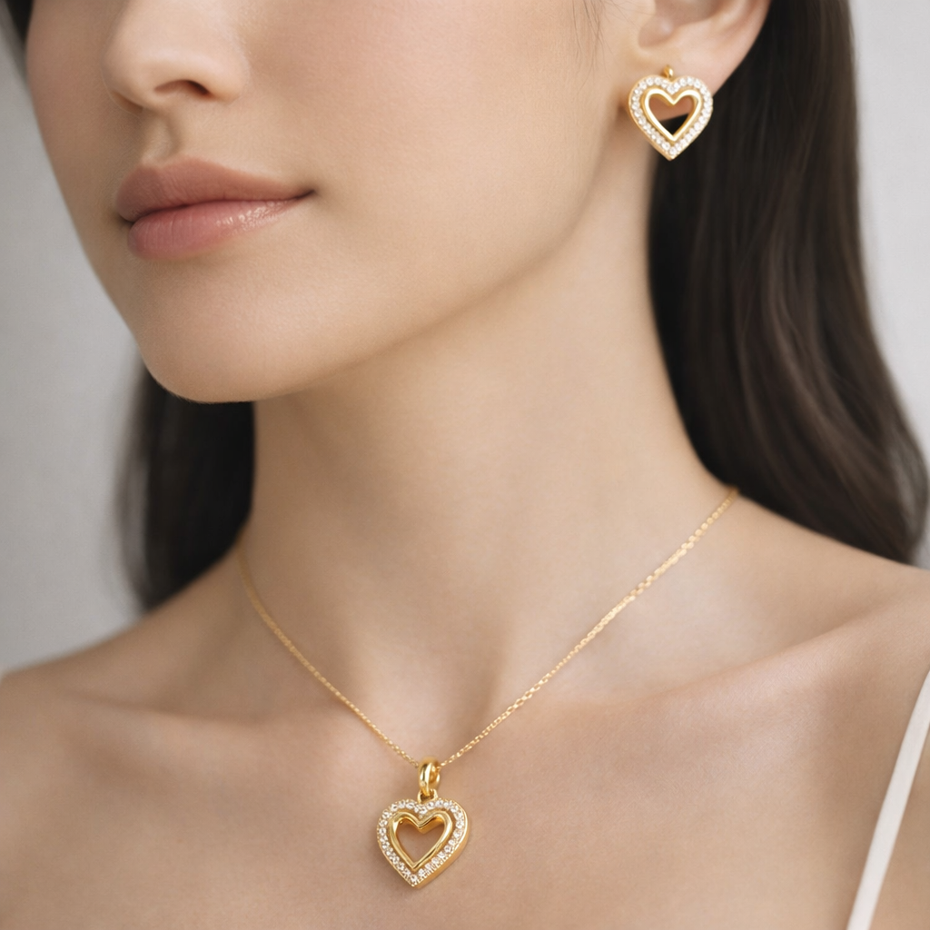 Conjunto Corazones Circones 12 mm