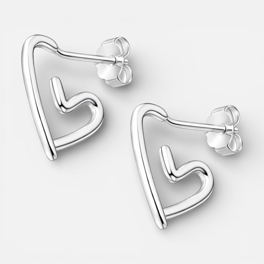 Semi Argolla Corazón 15x13 mm